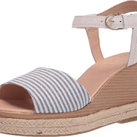 NWB SPERRY Espadrille Wedge Sandals sz 8.5 - Picture 6 of 8